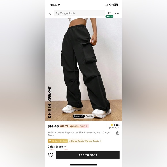 cargo pants - Picture 3 of 3